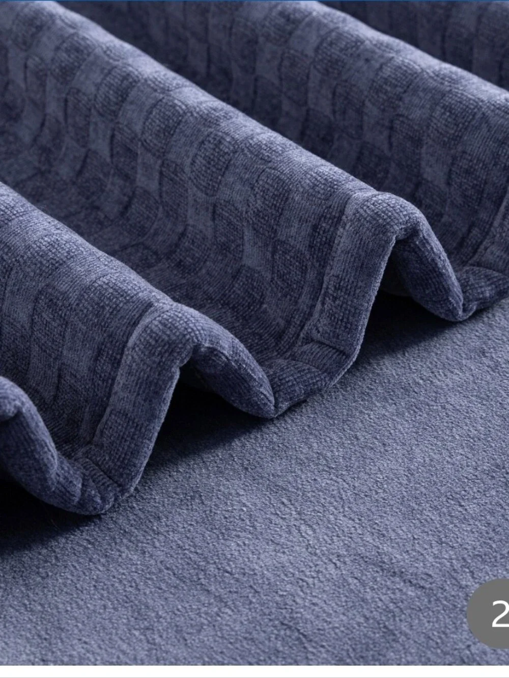 (6) Berkshire Chenille Plush Knit Throw